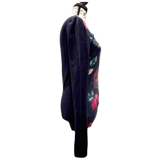 Merona Women’s Floral Print Cardigan Sweater. S/P - Picture 5 of 13